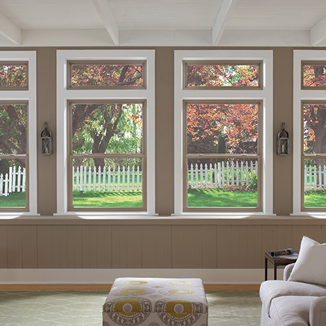 Series 150 single hung windows.